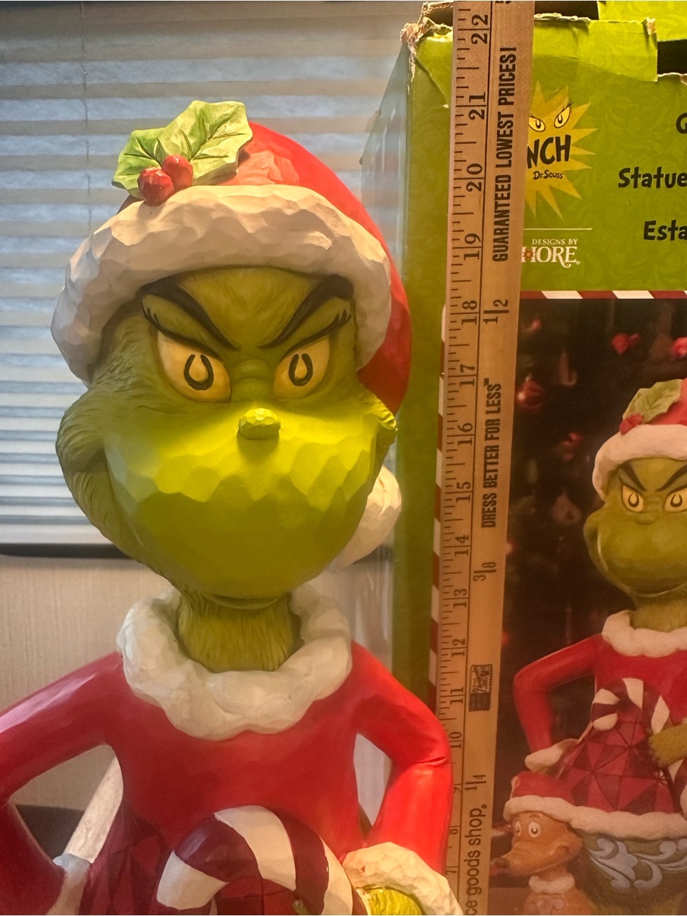 Grinch & Max Statue 20" Tall  Jim Shore Enesco Hand Painted 2024 Christmas - Picture 4 of 9
